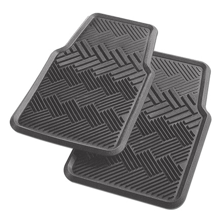 Car floor mat universal rubber front all season Hs