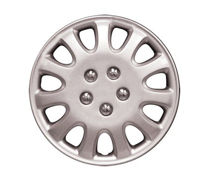  Wheel Covers Silver Lacquer Hs