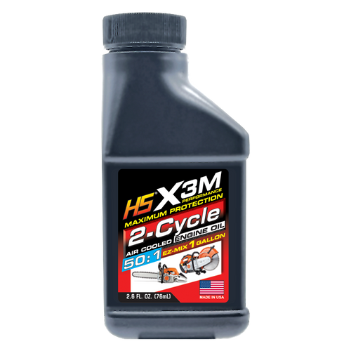 X3M 30.326 Motor Oil 2 Cycle Air Cooled  2.6 Oz.