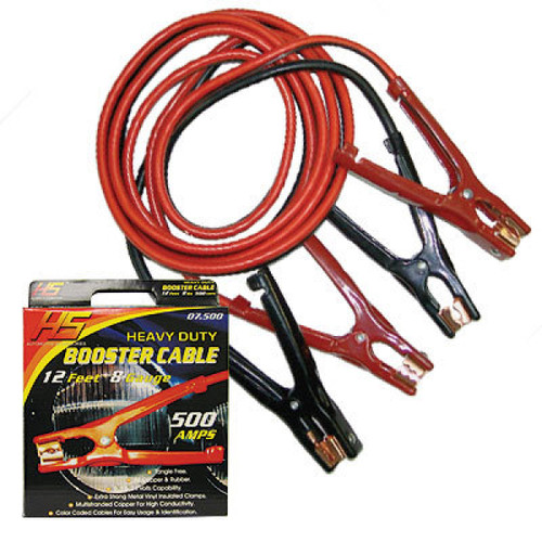 Booster cable, 500 amp Hs
