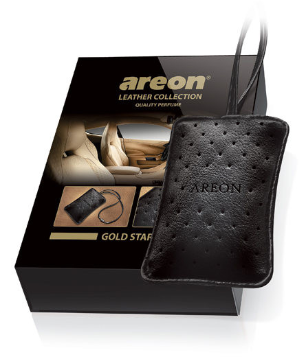  Areon ALC01 Air Freshener Gold Star Leather Collection 