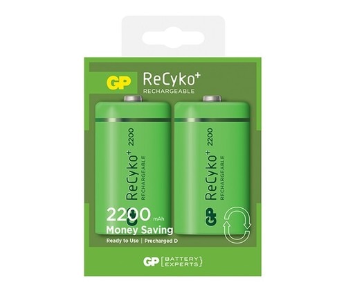 Battery LR20 D Recyko+ 2Pack Gp