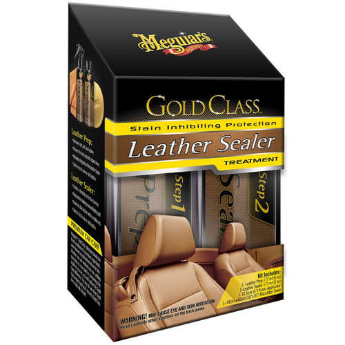 MegaWatts. Sealer Treatment Leather Gold Class Kit Meguiars