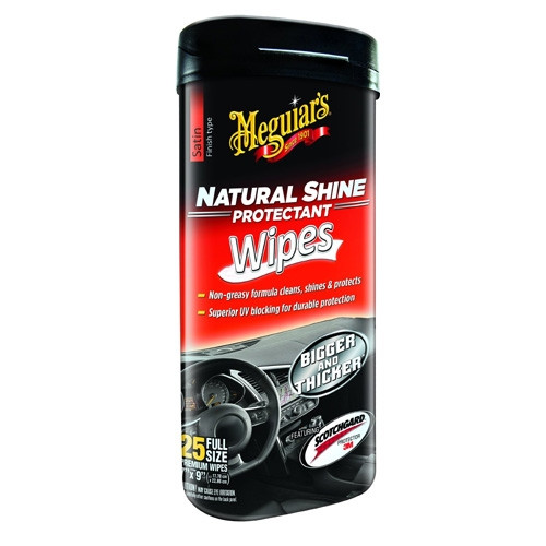 Wipes Protectant Natural Shine Meguiars