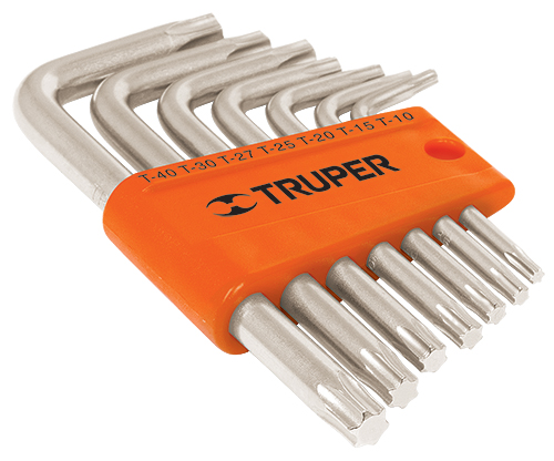 7-Pc Torx Key Set, Plastic Holder Truper