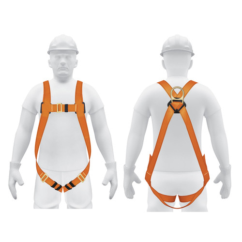 Truper 3 D-Ring Full Body Positioning and Fall Protection Harness