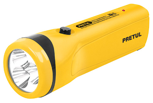 Rechargeable Flashlights 10 20 And 25 Lumens 3 5 And 7-Led Pretul