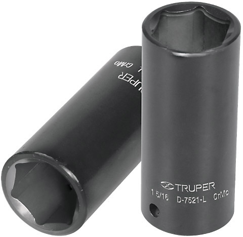 Truper 12434 6-Point Deep Impact Sockets 3/4", Standard 