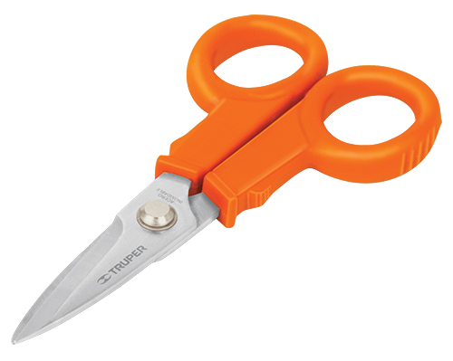 Truper 18497 Scissors 5-1/2" Stainless Steel for Electrician.