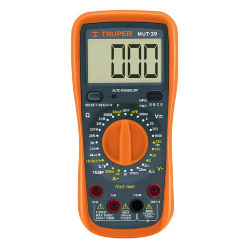 Truper 10402 Professional Digital Multimeter MUT-39