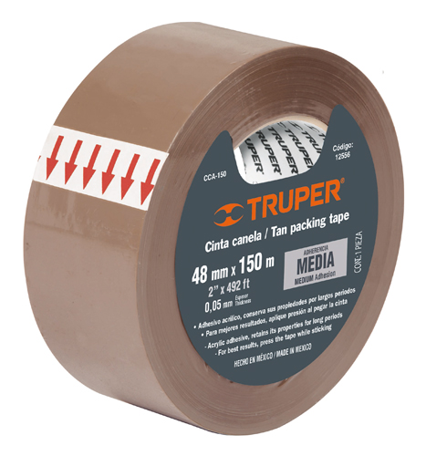 Tan Packaging Tapes 2" Truper