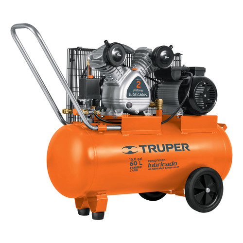 Truper Oil-Lubricated Air Compressor COMP-60LB 120-V 16-Gal
