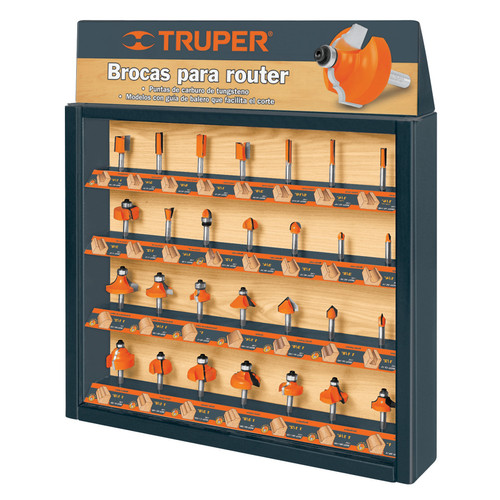 Truper 55218 Router Bit Display