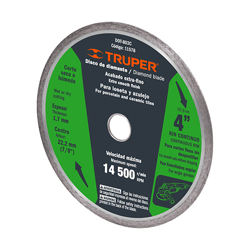 MegaWatts. Truper Continuous Rim Diamond Saw Blades