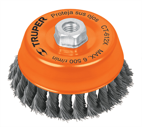 Truper Coarse Knotted Cup Brushes 5"