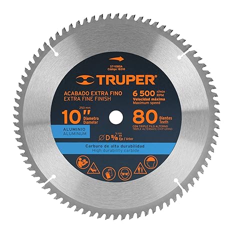 Truper Aluminum Cutting Saw Blades 10"