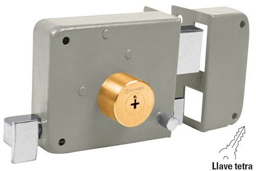 HermexÐÂ Easy-Install Deadbolt Rim Door Lock Sets Cross Key in Box