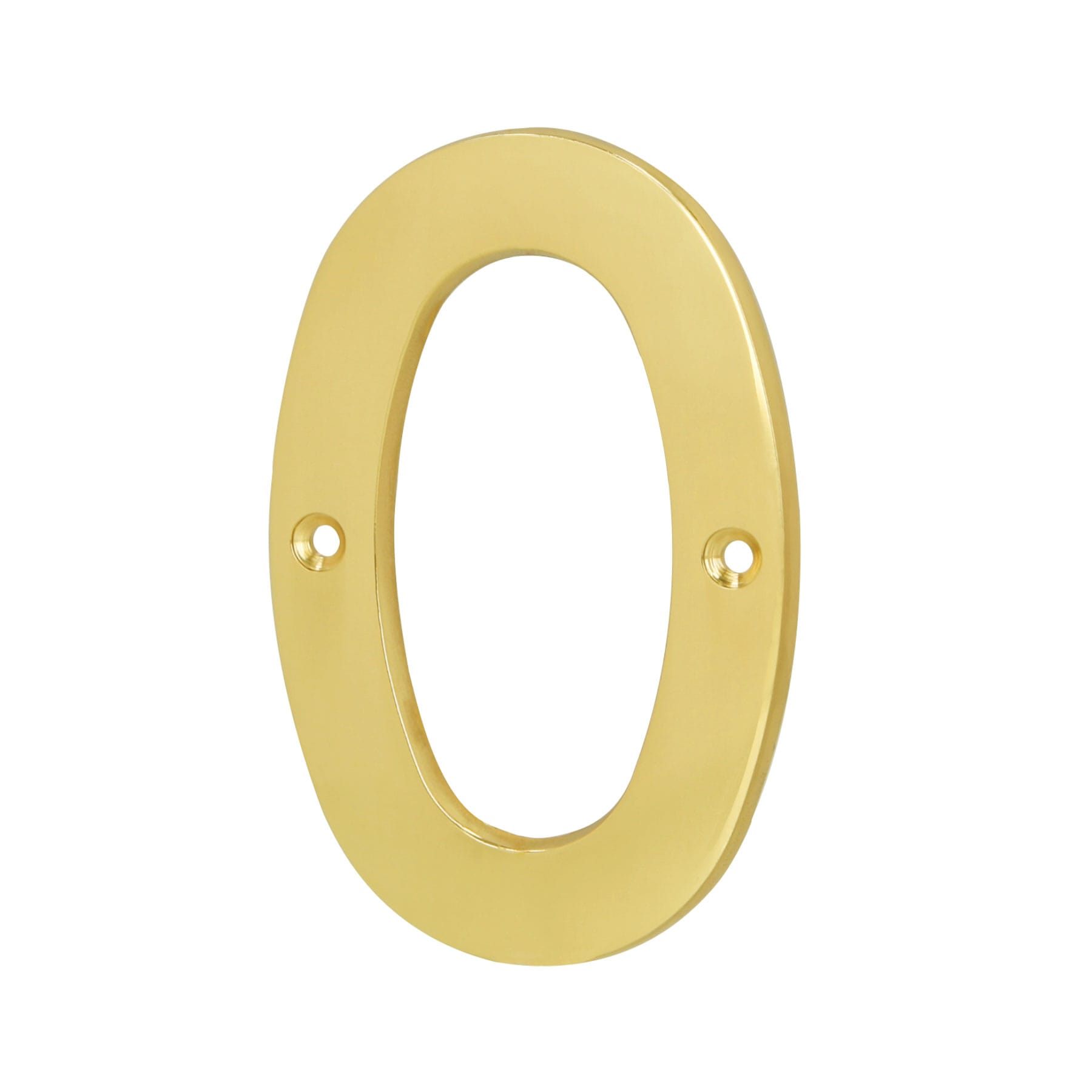 Hermex Solid Brass Numbers 4"