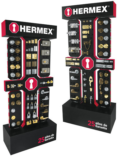 Hermex 56390 Lockset Floor Display