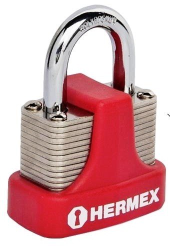 Laminated Steel Padlocks Standard Key Hermex