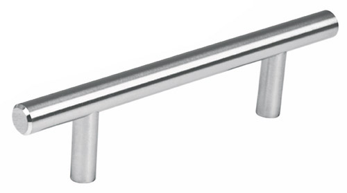 "Cilindro" Style Cabinet Pull Handles Satin Nickel Hermex