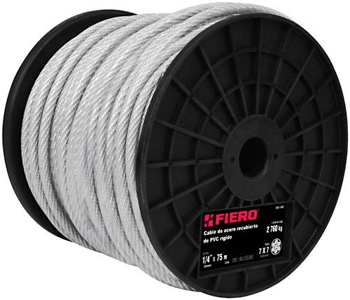 Pvc Coated Wire Ropes 246 Ft 7X7 Fiero