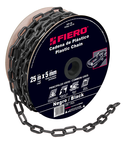 Thick Plastic Chains, 7 Colors 3/16" Fiero