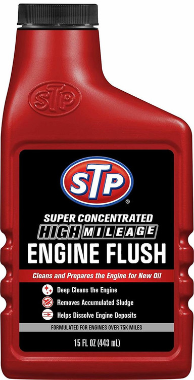 STP 18566 Super Concentrated High Mileage Engine Flush 15 Fl. Oz.