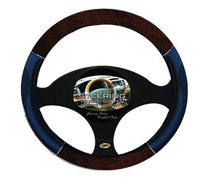 Steering Wheel Cover, Luxury Series Comfort Grip Wood HS