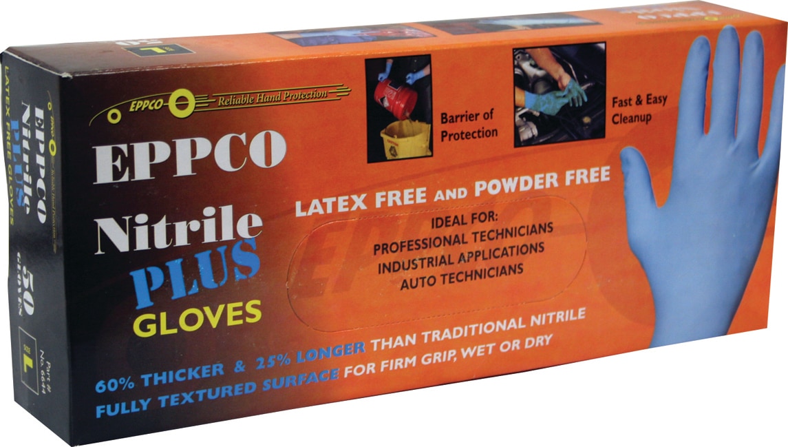 Gloves Nitrile Plus 50 per Box  Eppco