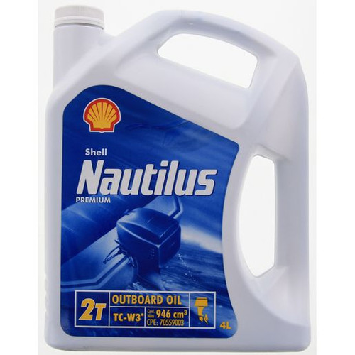 Shell Motorcycle Oil  Nautilus Premium Outboard Tc-W3, 1 Gal