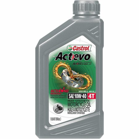 Motorcycle Oil Multigrade Actevo 4T 1 Qt Castrol
