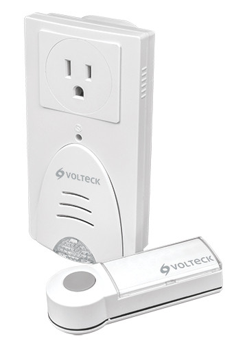 Plug-In Remote Control Wireless Doorbell/Outlet 1-Tone Voltech