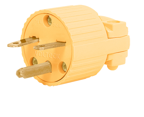 ABS Horizontal Slot Plug and Connector 15 Amp Voltech