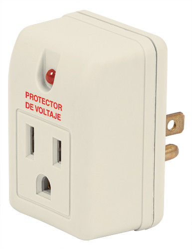 Grounded Plug w/ 270 Joule Surge Protection Voltech