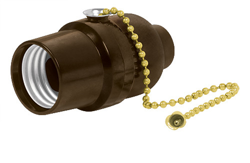 Voltech 46533 Pull-Chain Bakelite Lamp Holder