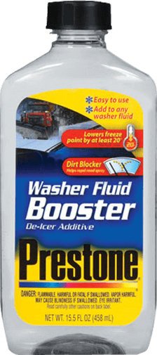 Windshield Washer Fluid Booster De-Icer Additive with Dirt Blocker 15.5 oz. Prestone