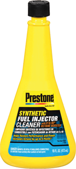 Synthetic Fuel Injector Cleaner with 0 to 60 Octane Booster Prestone