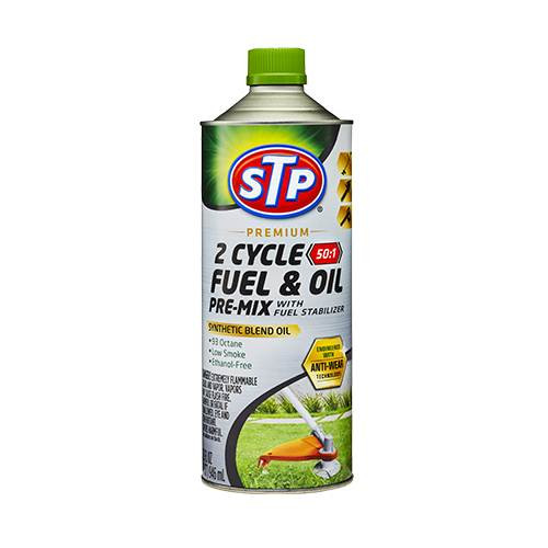 Fuel & Oil Pre-Mix 2 Cycles Synthetic Blend 32 oz. Premium STP