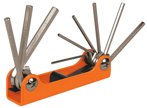  Truper Folding Hex Key Sets 9-in-1 Metal Case