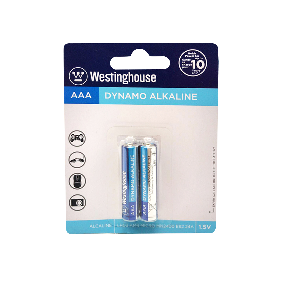 Battery Dynamo Alkaline AAA 1.5V Westinghouse