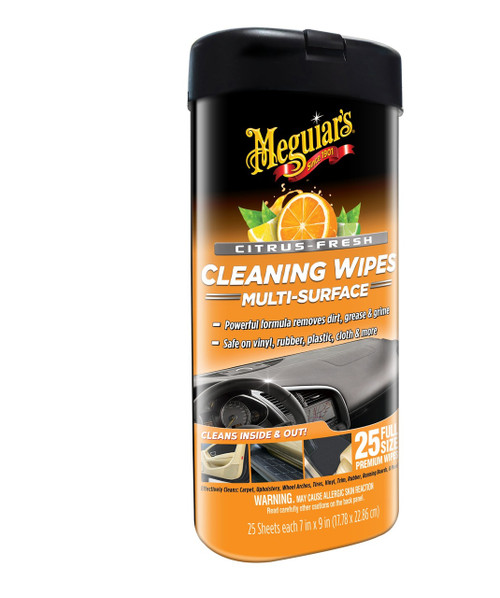  Cleaning Wipes Multi-Surface Citrus-Fresh 25 ct. Meguiars