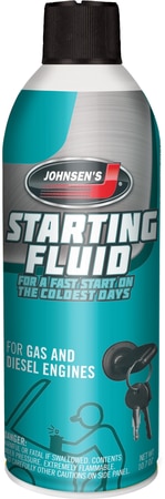 Starting Fluid for Gas and Diesel Engine 10.7 oz. Johnsen's