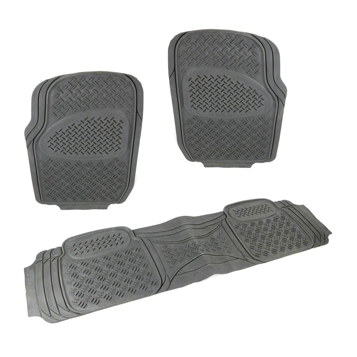 Universal Floor Mat  Rubber 3 Pieces Hercules