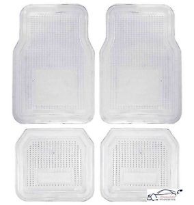 Universal Floor Mat Transparent 4 Pieces Hercules