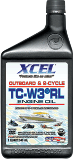 Engine Oil Outboard & 2-Cycle Oil TC-W3 RL Xcel