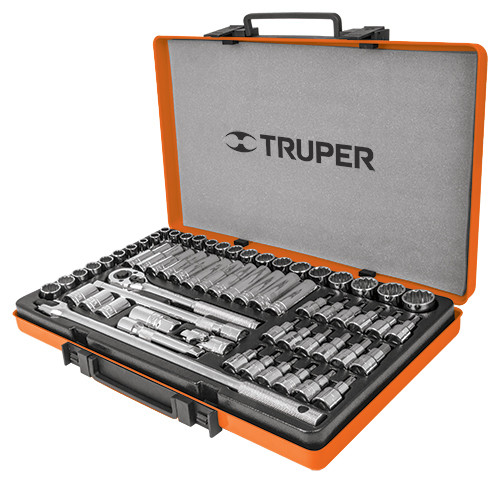 Truper 12892 Standard and Metric Set 64-Pc