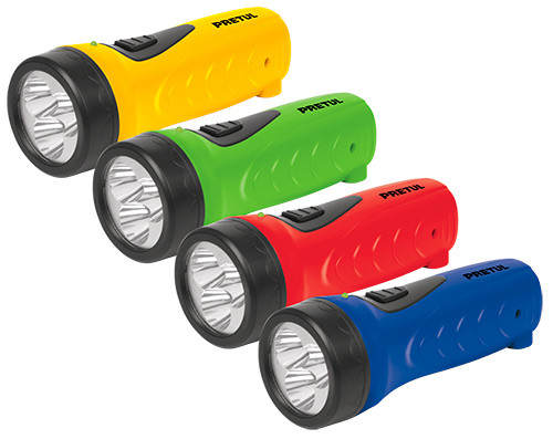 Rechargeable Flashlight with 3 Leds, 10 Lumens Truper