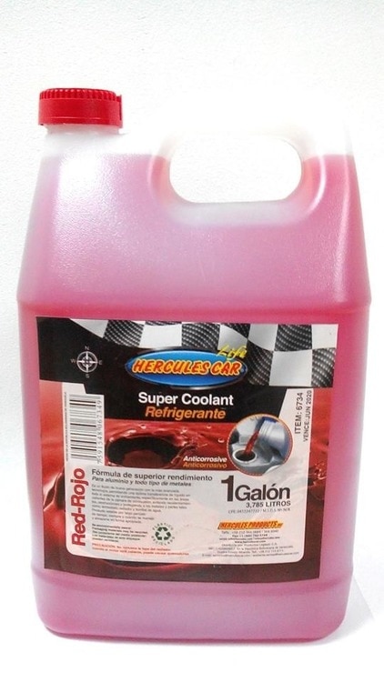 Red Coolant Refrigerant Gallon Hercules 