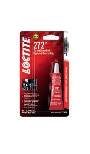 272 Threadlocker Red, High Temperature Loctite